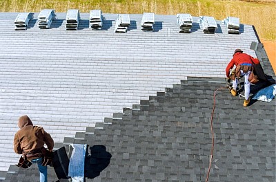 Installation of new roofs of local or residential commercial houses or apartments