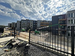 Completion of commercial work apartments